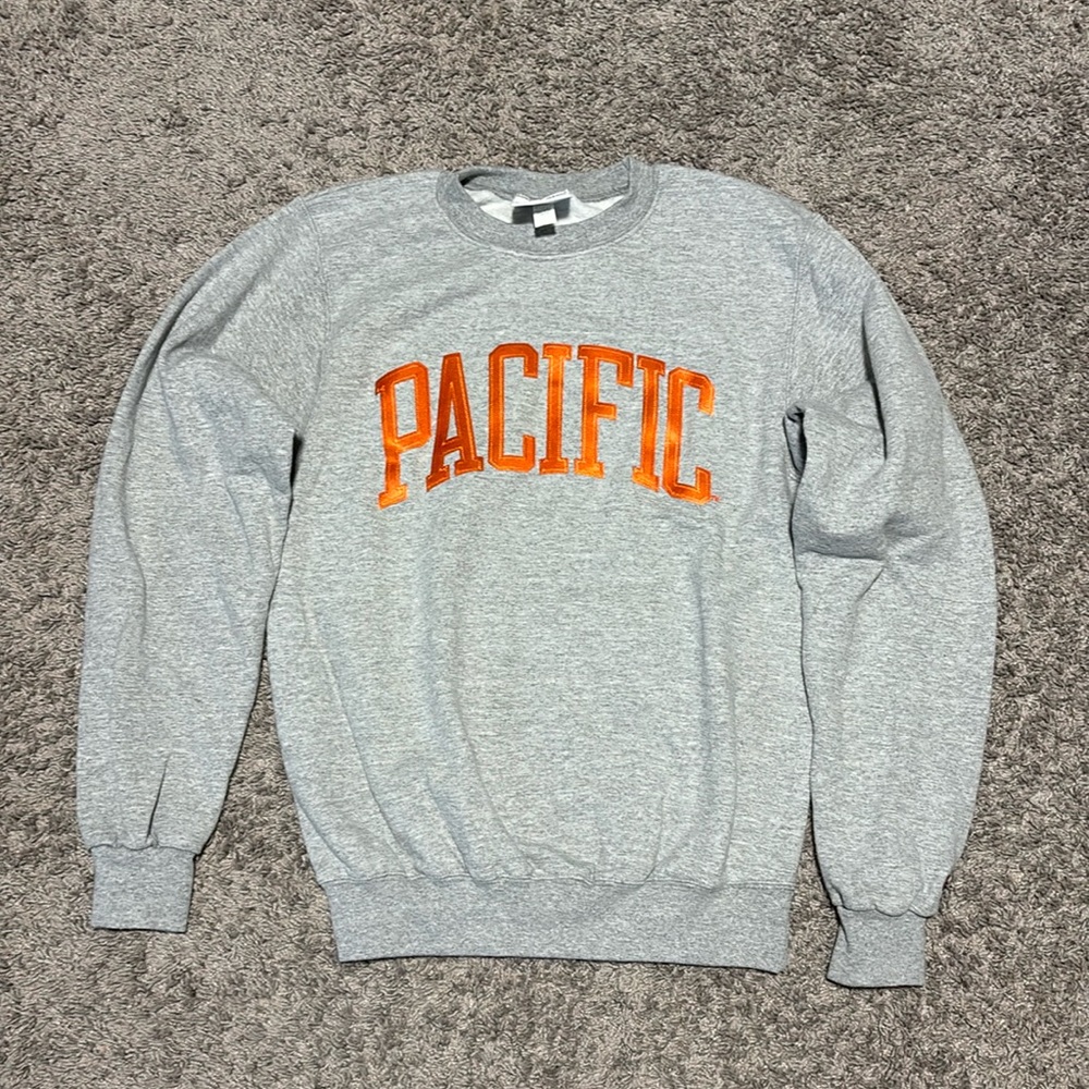 University of the Pacific Embroidered Crewneck Champion Sweatshirt